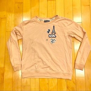 KARL LAGERFELD XS, NWOT, Crew Neck Sweatshirt